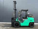 Mitsubishi 3000kg LPG forklift with 5000mm mast, sideshift, fork positioner and weight gau - photo 1