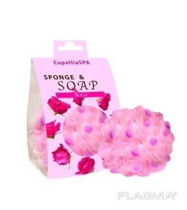 Мочалка для тела с мылом